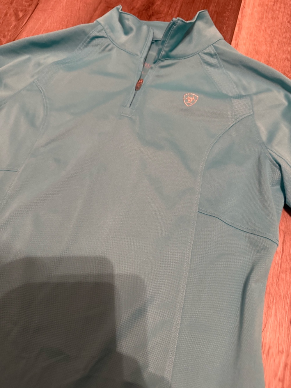 Ariat Teal Youth Zip-Up Performance Jacket - Picture 2 of 5